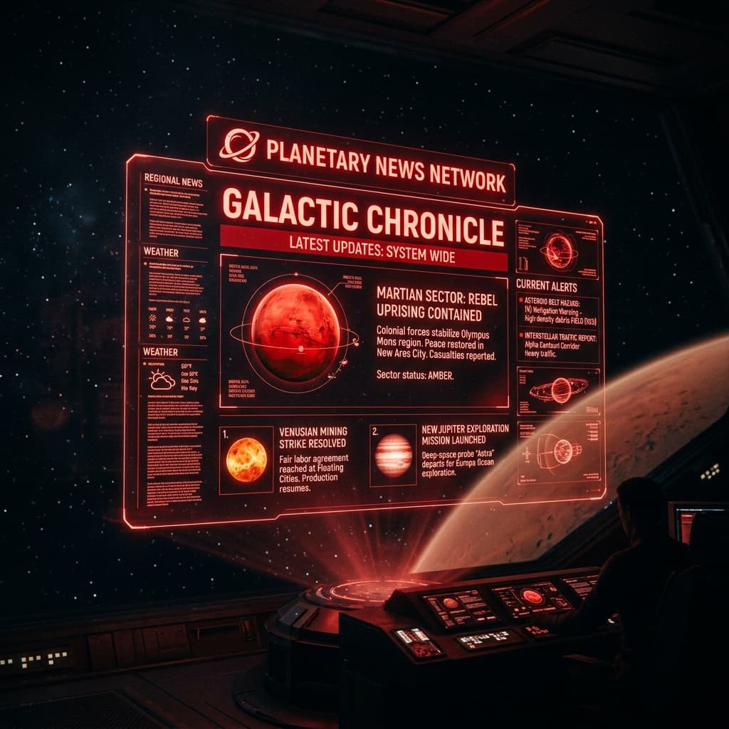 Planetary news network