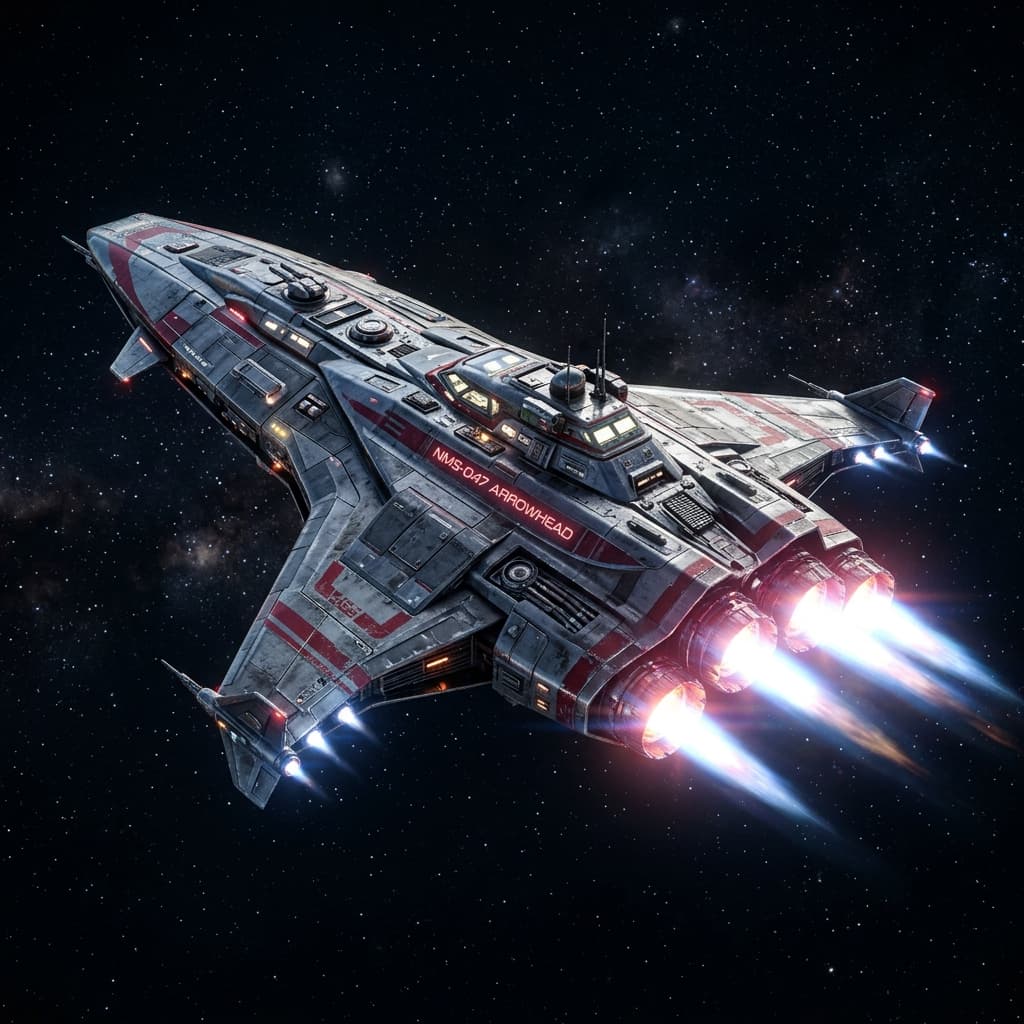 The Arrowhead VTOL gunship